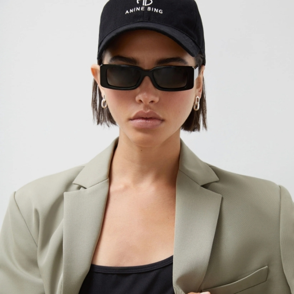Anine Bing Black Sunglasses
